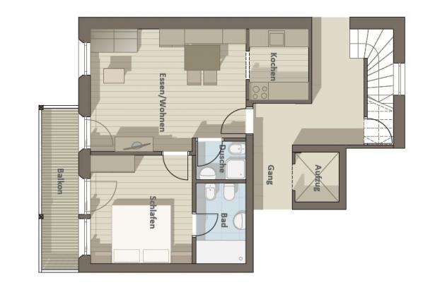Plan apartment 104