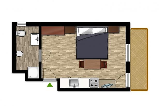 Plan apartment 154