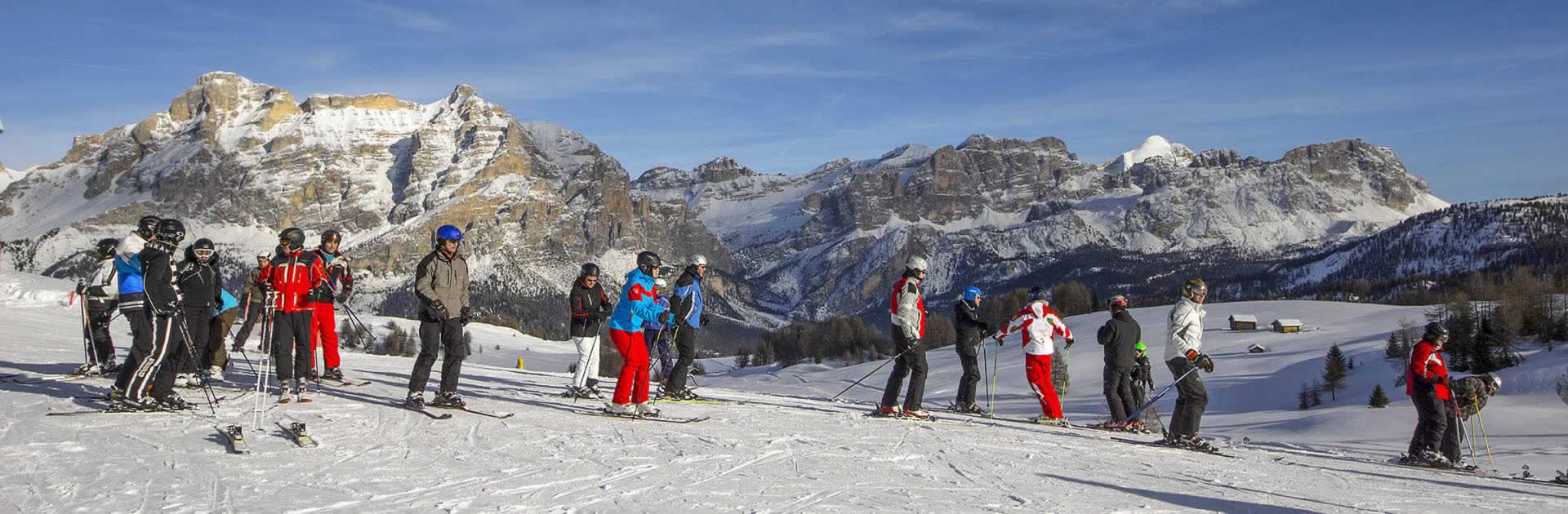 Skifahren in Colfosco