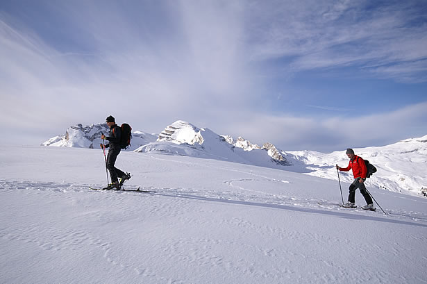 Ski mountaineering in Alta Badia