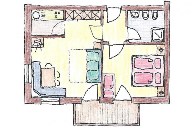 Plan apartment 152